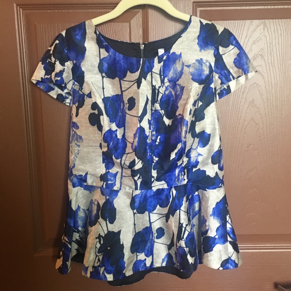 Floral Peplum Blouse
